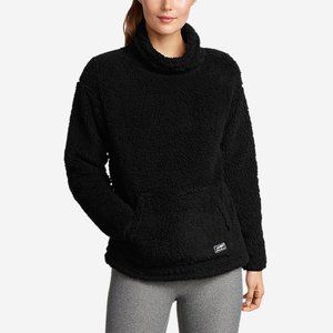 Eddie Bauer Fireside Plush Pullover Fleece Black